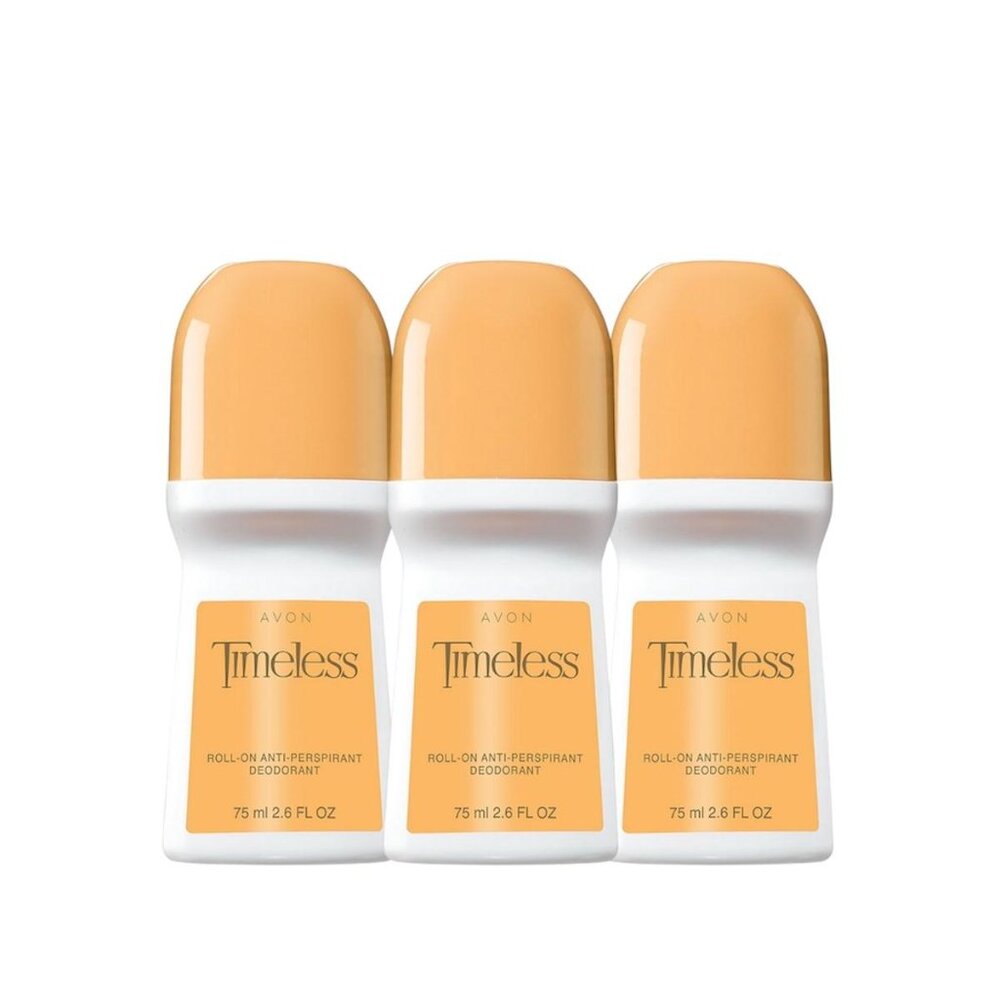 Timeless Roll-On Antiperspirant Deodorant, 2.6 fl oz Floral Scent ( pack 3 )